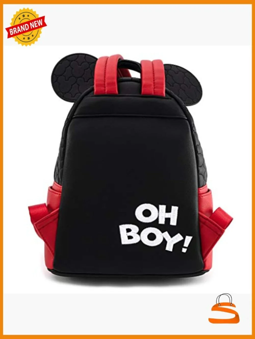 Quilted Cosplay Mini Backpack Faux Leather Daypack